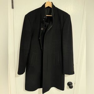 COAT MEN - BLACK -MEDIUM SLIM FIT